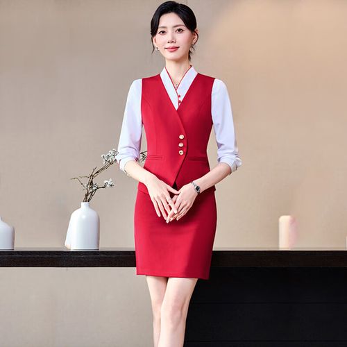 梵蒙会议服务员套装两件套FM-FWA12A252-1 专业形象与舒适体验的完美结合